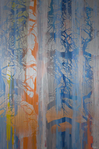 "Mira" Print on Brushed Aluminum, 30"x45"