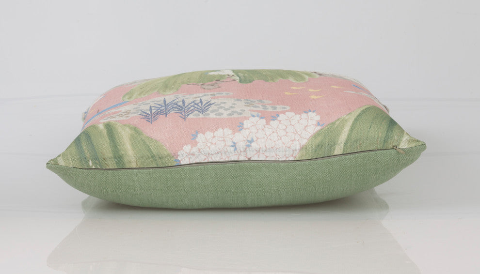 Willow Tree Pillow Cover, Thibaut Fabric, 18x18