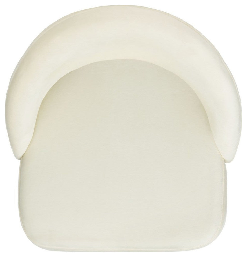 Safavieh Jora Retro Side Chair, Creme/Black
