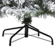 6' Flocked Vermont Mixed Pine Faux Christmas Tree With 300 Clear LED Lights