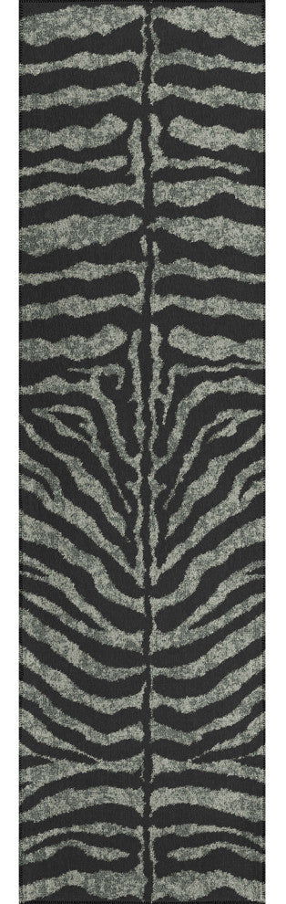 Indoor/Outdoor Mali ML1 Midnight Machine Washable 2'3" x 7'6" Runner Rug