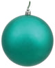 Vickerman 4" Teal Candy Ball Ornament, 6 per Bag