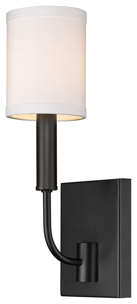 1 - Light Sophisticated Glam Dimmable Armed Wall Sconce
