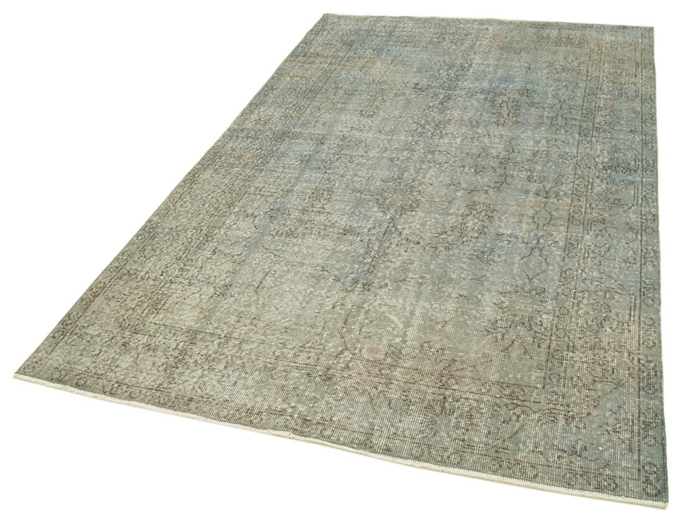 Rug N Carpet - Handmade Oriental 5' 1" x 8' 8" Faded Overdyed Area Rug
