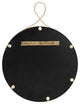 Ravina Braided Brass Wall Mirror, Round