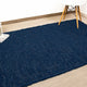 Casual Wool Rug Navy Blue 5' X 7' Elements