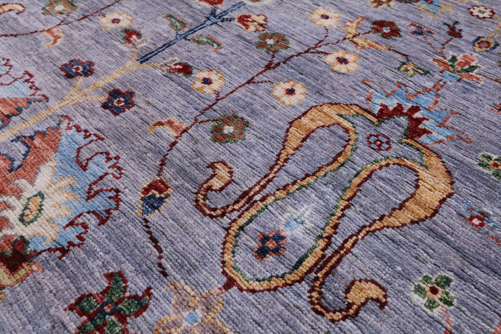 3' 4" X 5' 2" Persian Tabriz Hand-Knotted Wool Rug Q10235