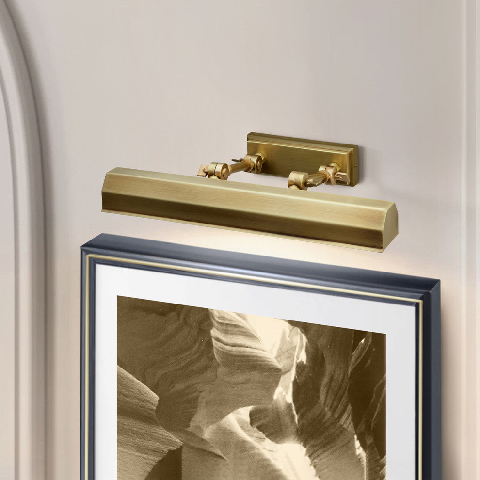 Chawton 2 Light Large Picture Light in Aged Brass