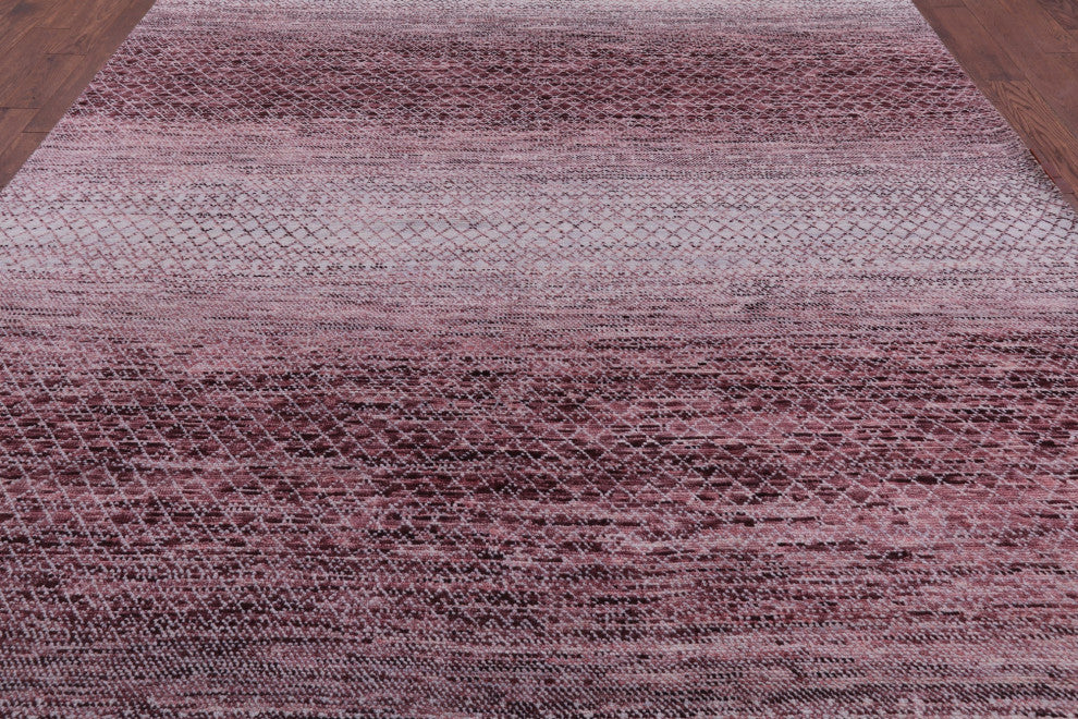 9' 2" X 12' 0" Hand Knotted Savannah Grass Wool Rug - Q13418