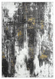 Abani Luna LUN100A Contemporary Gold and Grey Abstract Area Rug