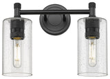 Crown Point 2 13.875" Bath Vanity-Light Matte Black
