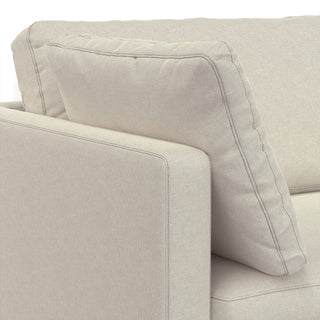 Ava 76-inch Sofa and Ottoman Set in Tightly Woven Performance Fabric