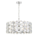 Perrene 6-Light Chandelier, Chrome