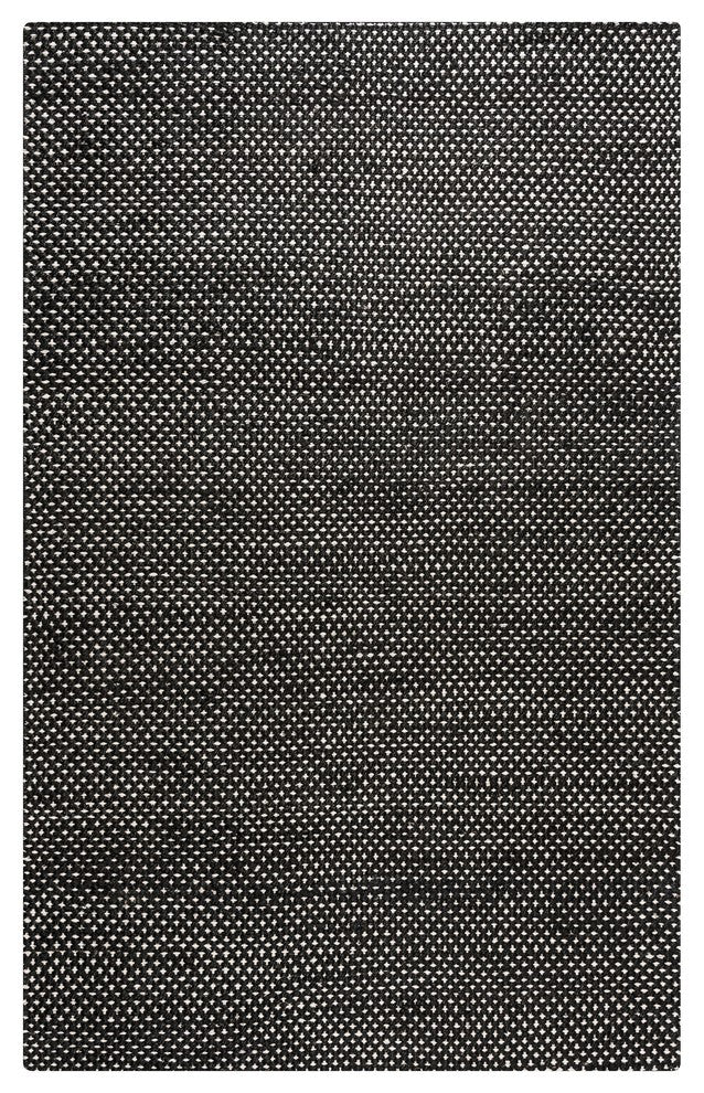 Rizzy Home Ellington EG9038 Black Pattern Area Rug, Rectangular 3'x5'
