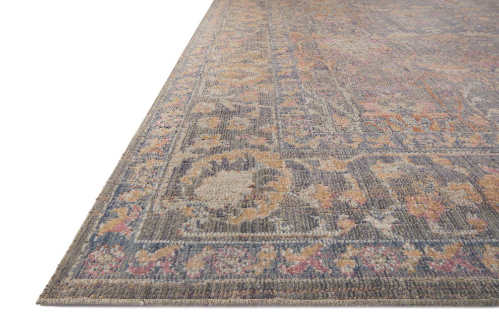 Chris Loves Julia x Loloi Rosemarie Area Rug, Stone/Multi, 5' X 7'-10"
