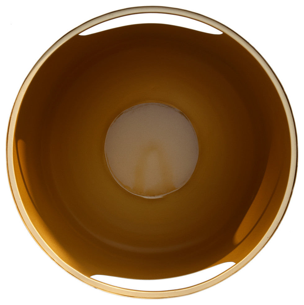 Doma Coffee Table, Matte Black / Brushed Gold