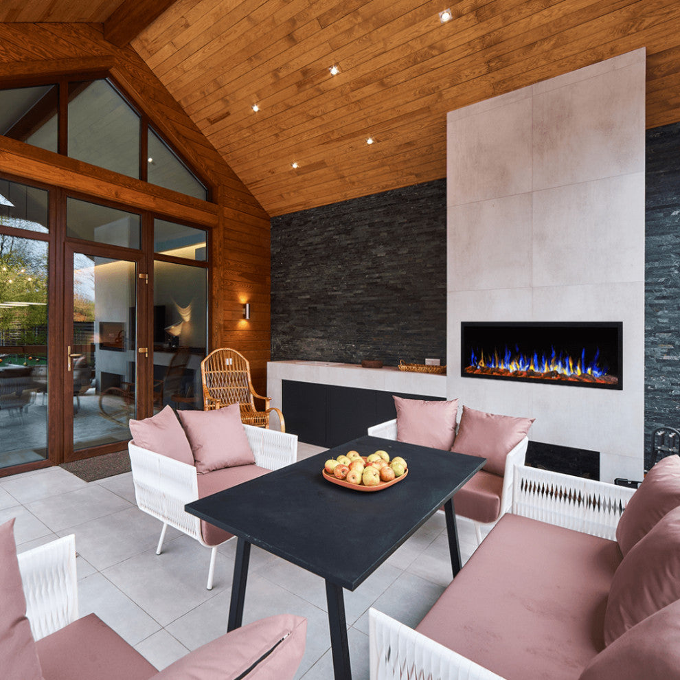 Touchstone Sideline Elite Outdoor 60" Recessed Smart Electric Fireplace