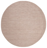 Safavieh Beach House Bhs218B Outdoor Rug, Beige, 6'7"x6'7" Round