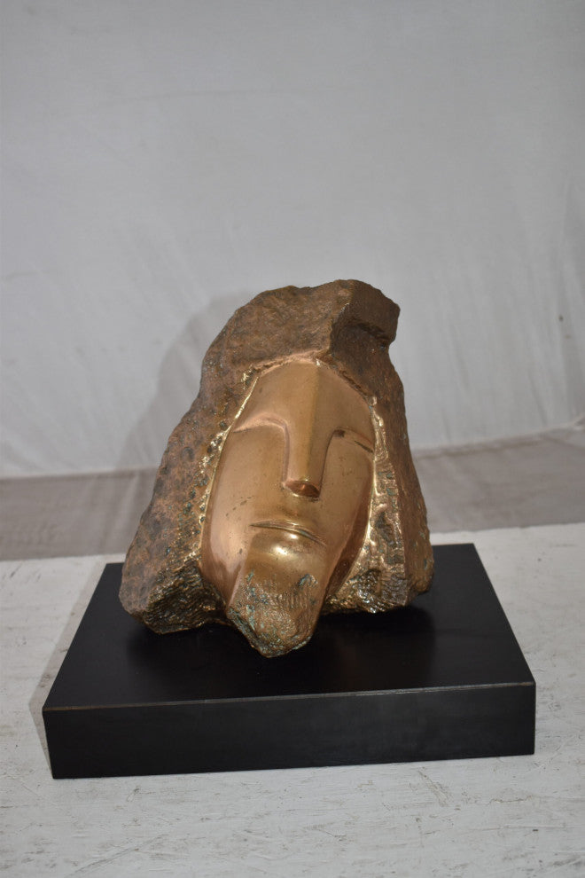 Original Marilyn Newman Bronze Statue Titled the Pharoah Size: 40" x 27" x 23"