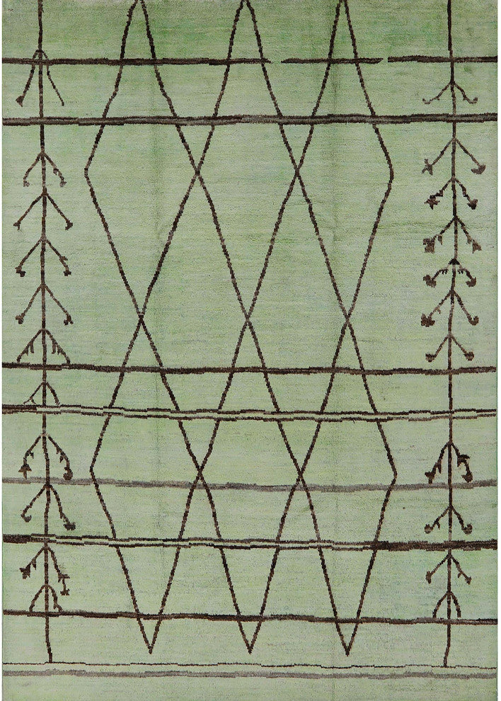 Ahgly Company Indoor Rectangle Mid-Century Modern Area Rugs, 7' x 10'