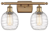 Innovations 516-2W-BB-G1013-LED 2-Light Bath Vanity Light, Brushed Brass