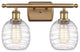 Innovations 516-2W-BB-G1013-LED 2-Light Bath Vanity Light, Brushed Brass