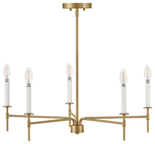 Lark Hux Medium Single Tier, Lacquered Brass
