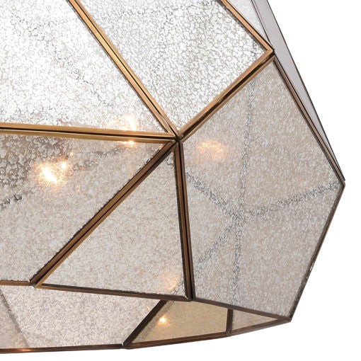 Euclid 24" 5-Light Pendant Aged Brass