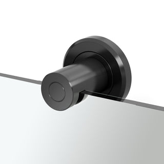 Latitued II Fixed Mount Rectangular Mirror, Matte Black