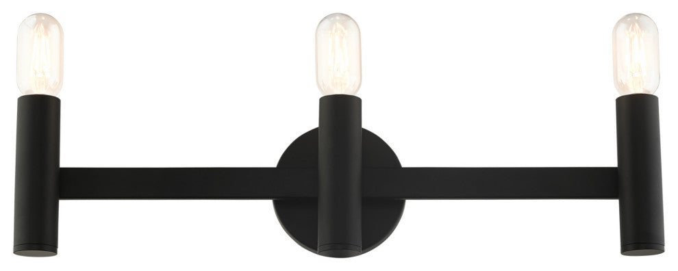 Livex Lighting 10343 Copenhagen 3 Light 24"W Bathroom Vanity - Polished Brass