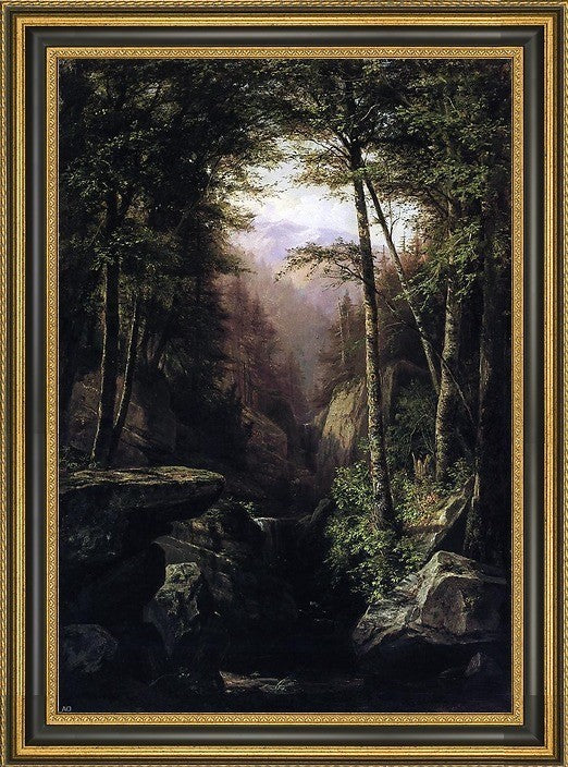 George Hetzel Rocky Gorge Framed Premium Canvas Print, 18"x27"