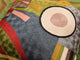 Kandinsky Soul Flood III Decorative Pillow Cover Silk Hand Embroidered 18x18"