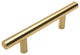 Cosmas 305-030BB Brushed Brass 3"� CTC (76mm) Euro Bar Pull [10-PACK]