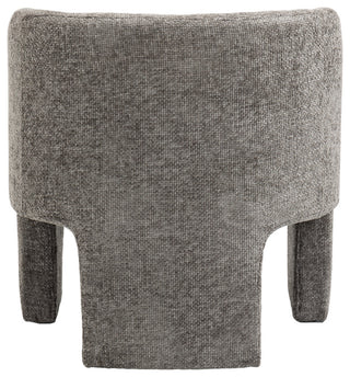 Sawyer Beige Weaved Polyester Fabric Accent Chair, Grey, Chenille Fabric