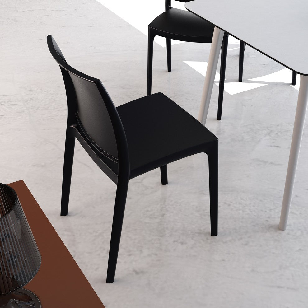 Compamia Maya Dining Chairs, Set of 2, Black