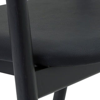 Pasadena Apache 6-Piece Oval Dining Set, With Buffet Walnut and Black Oak Finish