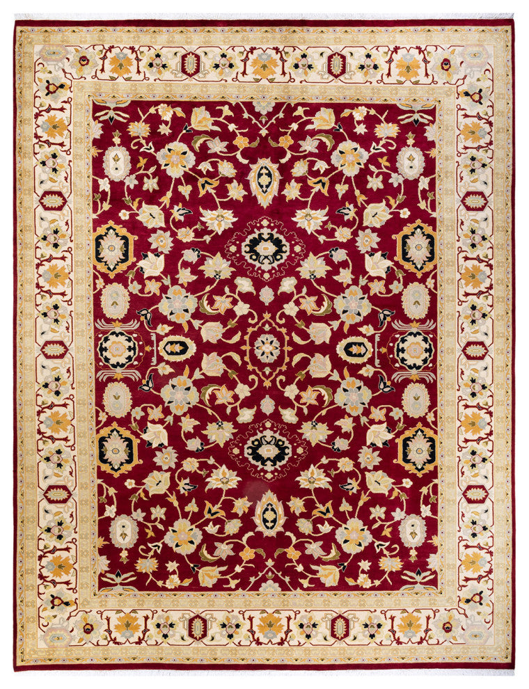 Mogul, One-of-a-Kind Hand-Knotted Area Rug Red, 9' 3" x 11' 10"