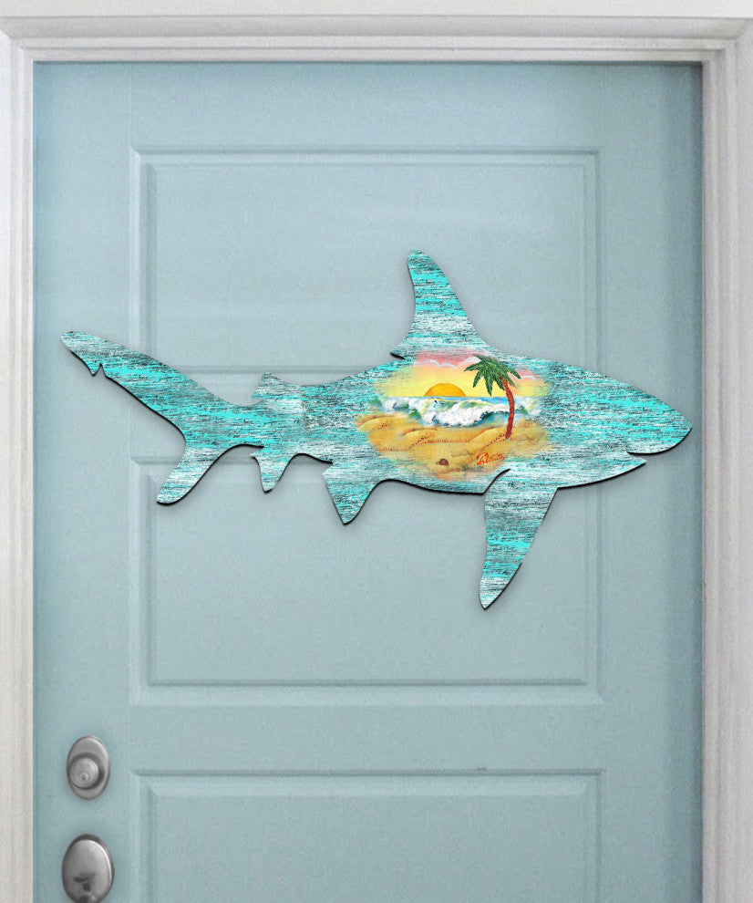 Shark Scenic Door Hanger