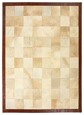 Cowhide Patchwork Rug, Hypnos, Neutral, 9'x12'