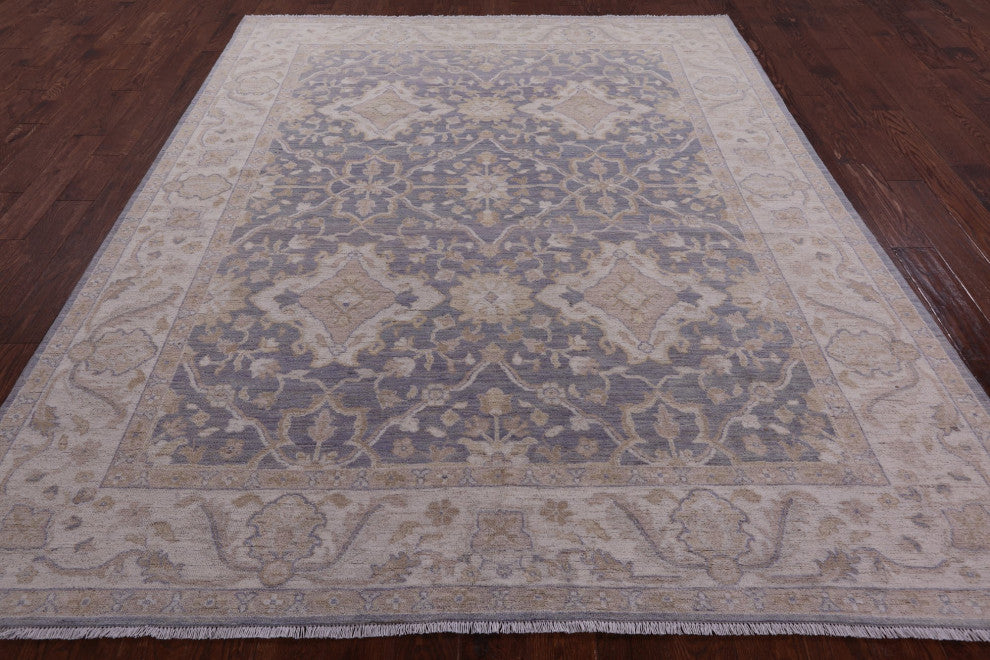Peshawar Handmade Wool Rug 7' 10" X 9' 9" Q10556