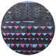 Ahgly Company Indoor Round Mid-Century Modern Area Rugs, 4' Round