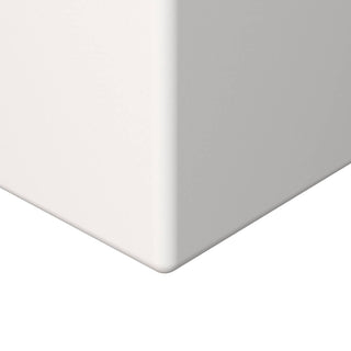 Thistle Rectangular Fiberstone and MGO Clay Planter, 28 Inch