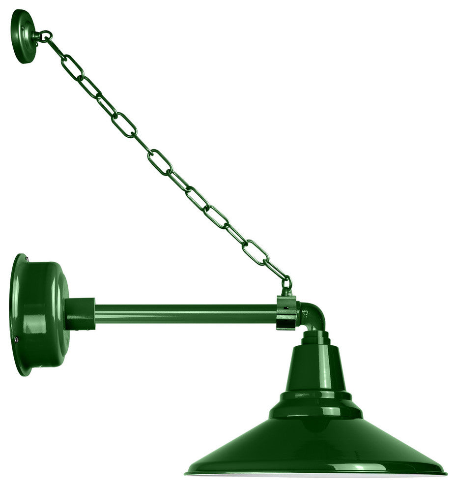 Calla Barn Light, 20", Metropolitan With Chain