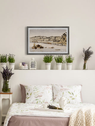 "Natchez MS" Framed Painting Print, 30x20