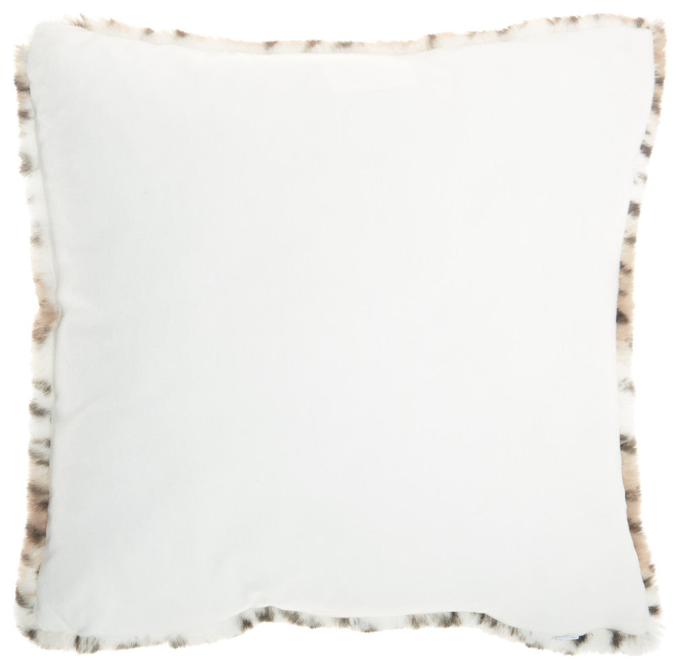 Mina Victory VV465 Throw Pillow, Beige, 20" X 20"