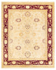 Amara, One-of-a-Kind Hand-Knotted Area Rug Ivory, 8'2"x10'2"