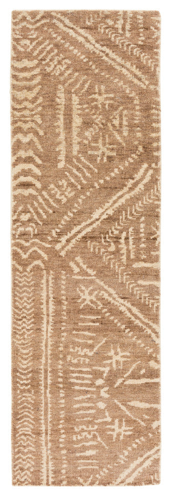 Surya Mandela MDA-1002 4'x6' Rug, Dark Brown/Cream