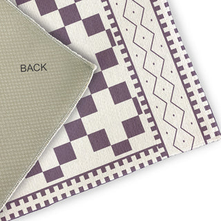 Cross and Squares Indoor/Outdoor Rug