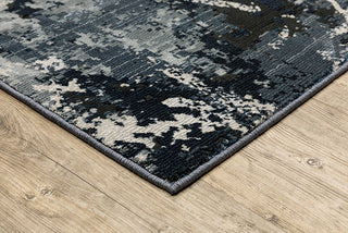 Oriental Weavers Caravan Blue and Gray 9'10"x12'10" Indoor Rug