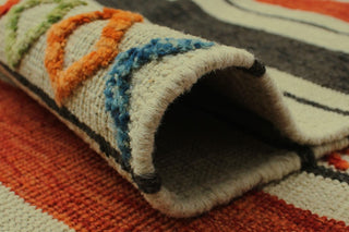High-Low Kilim Issac Beige Rug